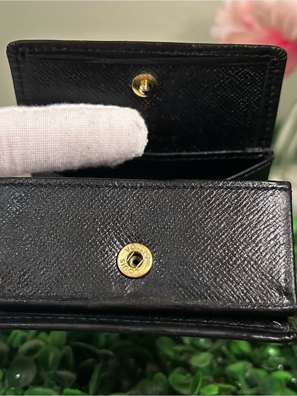 Louis Vuitton Epi Porte-Monnaie Boîte Coin Case Black Box Coin Purse - Picture 6 of 11